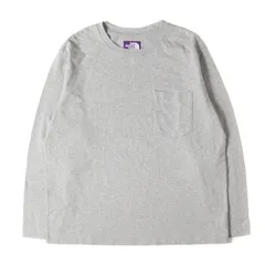 【美品】THE NORTH FACE PURPLE LABEL ノースフェイス パープルレーベル Tシャツ グレー サイズ:L | ヘビーロングスリーブ ポケット Tシャツ 7oz L/S Pocket Tee | ロンT 長袖 トップス【メンズ】【中古】