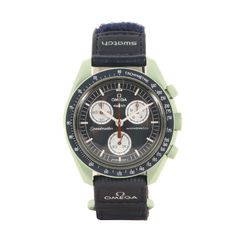 Moonswatch ターコイズ 純正オプションバンド付き - メルカリ