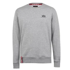 アルファインダストリーズ メンズ アウター パーカー・スウェット シャツ ロゴ Alpha Industries Basic Smallogo Sweatshirt 17 Grey Heather グレーのサムネイル