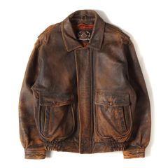 短丈×肉厚】80s A-2 フライトジャケット 牛革 レザー 中綿キルティング