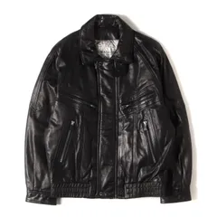 90s - 00s ヴィンテージ古着  ジャケット ブラック 黒 サイズ:2 | Vintage Used 90s カウレザー フルジップ ジャケット DIMAGGIO ディマジオ | 上着 アウター ブルゾン【メンズ】【中古】