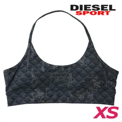 新品・未使用 ディーゼルスポーツ DIESEL SPORT [XSサイズ] スポーツブラ レディース モノグラムモチーフ ホルターネック 吸湿速乾 リフレクトプリント AWB-LEXI-WT20のサムネイル