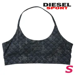 新品・未使用 ディーゼルスポーツ DIESEL SPORT [Sサイズ] スポーツブラ レディース モノグラムモチーフ ホルターネック 吸湿速乾 リフレクトプリント AWB-LEXI-WT20のサムネイル