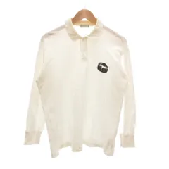コムデギャルソンオム COMME des GARCONS HOMME AD1991 ヴィンテージ ポロシャツ 長袖 アニマルモチーフ 白 ホワイト /NU ■GY62のサムネイル