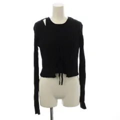 エミ emmi 24AW アンサンブル ONE SIZE 黒 ブラック 長袖 リブニット フロントリボン /JPのサムネイル