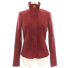 パトリツィアペペ PATRIZIA PEPE スタンドカラージャケット 上着 40 赤 レッド コーデュロイ /HNのサムネイル