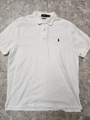 ポロラルフローレン 白 半袖 ポロシャツ XL