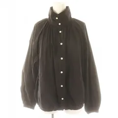 トラディショナルウェザーウェア Traditional Weatherwear GATHRED CHINCOLLAR シャツ スタンドカラー 長袖 S 黒 ブラック /HK ■OSのサムネイル