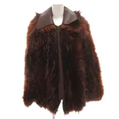 ステラマッカートニー STELLA McCARTNEY エコファー フェイクレザー ジャケット ブルゾン 36 茶 ブラウン /FF ■GY62のサムネイル