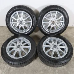 タフト ソリオ デリカD2 等 4本 社外 15インチ ホイール 4.5J +48 4H PCD100 スタッドレス ブリヂストン ブリザック VRX3 2024年 165/65R15のサムネイル
