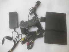  ゲーム プレイステーション2 PS2 本体 SCPH-75000 チャコールブラック 動作品 周辺機器付き 訳あり