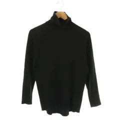 パドカレ pas de calais タートルネックプルオーバー カットソー 36 ブラック /DF ■OSのサムネイル