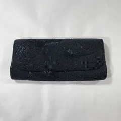 ★ ビーズバッグ 和装 クラッチバッグ 総ビーズ レトロ ビンテージ ブルー系   パーティーバッグ フォーマル ブルー系 現状品