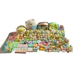 ★ すみっコぐらし グッズ まとめ しろくま ねこ とかげ エビフライのしっぽ など ぬいぐるみ 雑貨 ストラップ マスコット バッグ 等 5.5kg
