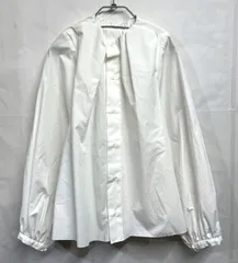 MM6 Maison Margiela｜エムエムシックスメゾンマルジェラ コットンポプリンギャザーネックシャツ ブラウスのサムネイル