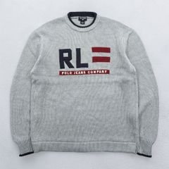 Polo Ralph Lauren 90年代 星条旗 コットンニット クルーネック 