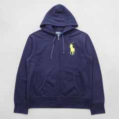 Polo Ralph Lauren 90年代 ビッグポニー 刺繍 ジップパーカー L