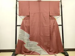 平和屋着物▼中国三大刺繍　スワトウ刺繍　汕頭刺繍　訪問着　道長正倉院花文　暈し染　金彩　正絹　逸品　DABD5114fe