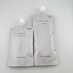 【未使用】 2点 :  Attenir アテニア プリマモイスト ローション PMr 化粧水 つめかえ用 / デイエマルジョン PMe 日中用乳液 つめかえ用