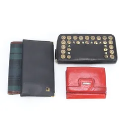 まとめ 4点 セット セリーヌ ダンヒル ジバンシー ラルフローレン 長財布 二つ折り ウォレット メンズ レディース REM DQ3-10【中古】