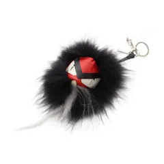 フェンディ FENDI モンスター バッグバグズ チャーム キーホルダー キーリング 黒 7AR437 /KH ■OH