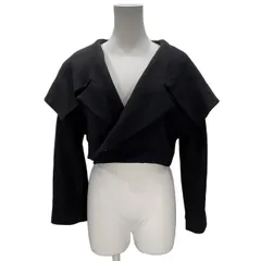 LIMI feu ケープカラーウールショートジャケット ブルゾン コート Yohji Yamamoto リミフゥ ヨウジヤマモト レディースのサムネイル