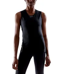 クラフト レディース トップス シャツ メッシュ ノースリーブ Craft Cool Mesh Superlight Sleeveless Black ブラックのサムネイル