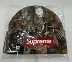 美品］Supreme リアルツリー ビーニー ニューエラ BOXLOGO - メルカリ