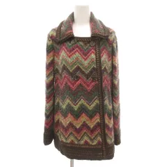 ミッソーニ MISSONI コート モヘア混 ハーフ丈 ダブルブレスト マルチカラー ■GY61 /TZのサムネイル