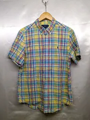RALPH LAUREN ラルフローレン マドラスチェック柄 ショートスリーブシャツ 半袖シャツ サイズ：XL カラー：マルチ 古着 アメカジ