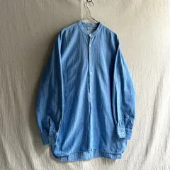 Euro vintage チロリアン シャツ/ コットン グランパ プルオーバー ユーロ ビンテージ T6-02067-9319