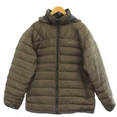 エディーバウアー EDDIE BAUER ダウンジャケット  L 茶 ブラウン フード付き 長袖 /GP ■ECD002