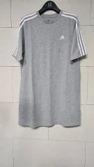 アディダス 3本線 半袖 ONE PIECE Tシャツ グレー 新品