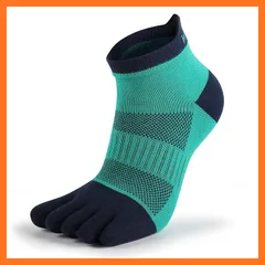 【新品】 [WRELS] 5本指ソックス レディース メンズ スポーツ 五本指ソックス ランニング ソックス 靴下 マラソン くるぶし 22~24cm/24~27cm 薄手 吸汗速乾(グリーン(1足のみ),24-27cm) 1