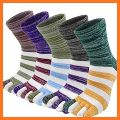 【新品】 [ETARLOS] 靴下 メンズ 五本指ソックス 吸汗 抗菌 消臭 綿 通気性 男性作業用 スポーツ 登山 紳士用 くつした メンズ 水虫対策 5足セット 1