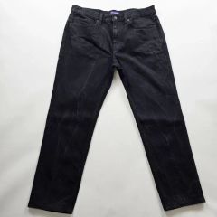 MUSINSA デニム ストレート ブラックデニム サイズ34 R4708