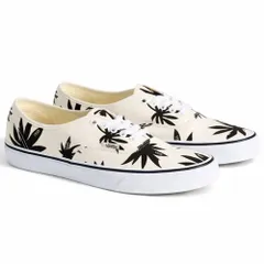 【VANS/ヴァンズ】AUTHENTIC PLANT PATTERN　MARSHMALLOW/BLACK　オーセンティック VN000Z75KIG