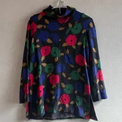レトロ 80s～ NINA RICH　花柄チュニックのサムネイル