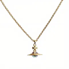 【ギフト対応可】ヴィヴィアンウエストウッド VIVIENNE WESTWOOD ネックレス NEW PETITE ORB PENDANT ペンダント ゴールド クリスタル レディース アクセサリー ジュエリー 人気 ブランド おしゃれ プレゼント 送料無料のサムネイル