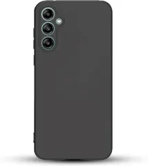 JACRON 対応 galaxy s23 FE 5G ケース マットブラック携帯便利 ストラップホール付きgalaxy カバー 超薄型 軽量 擦り傷防止 落下防止 滑り止め TPUケース 指紋防止 ワイヤレス充電対応 (MJO-JAC-C491)