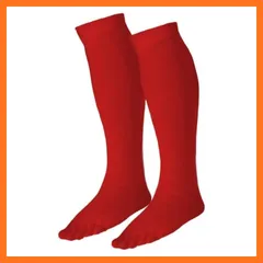 【新品】 5本指 ハイソックス 2足セット L (25-27cm) レッド 野球 五本指 スポーツソックス 抗菌 防臭 日本製 1