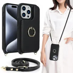 【新品】 iPhone 15 pro ケース ショルダー リング付き ストラップケース スマホケース ショルダーケース ポシェット iPhone15pro いphone15pro アイホン 15proケース iPhone 15 pro アイフォン15pro 1