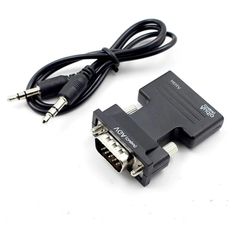 【新着商品】パソコン/ノートパソコン/PC/プロジェクター/HDTVなどに対応. ビデオ変換アダプター HDMI(メス)からVGA（オス）へ変換ケーブル 1080P 音声出力 アダプタ 変換 VGA to HDMI