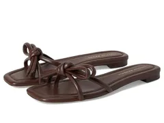 ロフラー ランダル レディース シューズ サンダル レザー Loeffler Randall Hadley Leather Bow Flat Sandal Chocolate チョコレートのサムネイル