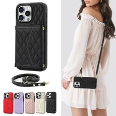 【新品】 Hoyong iPhone15 Plus ケース 手帳型 ショルダー スマホケース 肩掛け 首かけ 斜めがけ ストラップ For iPhone15 Plus ケース 背面カード収納 スマホカバー 可愛い 耐衝撃 スタンド機能 アイフォン15プラス ケ