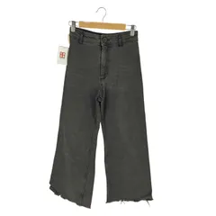 ザラ ZARA the marine straight カットオフ ワイドブラックデニム パンツ メンズ  EUR 36