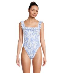 POPPY 水着 あさぎーにょ TOILE JOUY SWIM LEOTARD - メルカリ