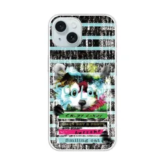 【新品】 ScoLar スカラー スマホケース iPhone15Pro互換品 ケース ハードケース アイフォン15プロ互換品 スマホ 携帯 保護 スマホカバー ストライプ ネコ 猫 ブラック 0