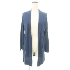 アンタイトル UNTITLED 美品 ウール混 ニット カーディガン 2 Mサイズ 紺 ネイビー ■GY61