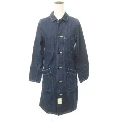 キャピタル kapital 美品 デニム ワンピース ひざ丈 EK-236 日本製 0 約XSサイズ インディゴ ブルーのサムネイル